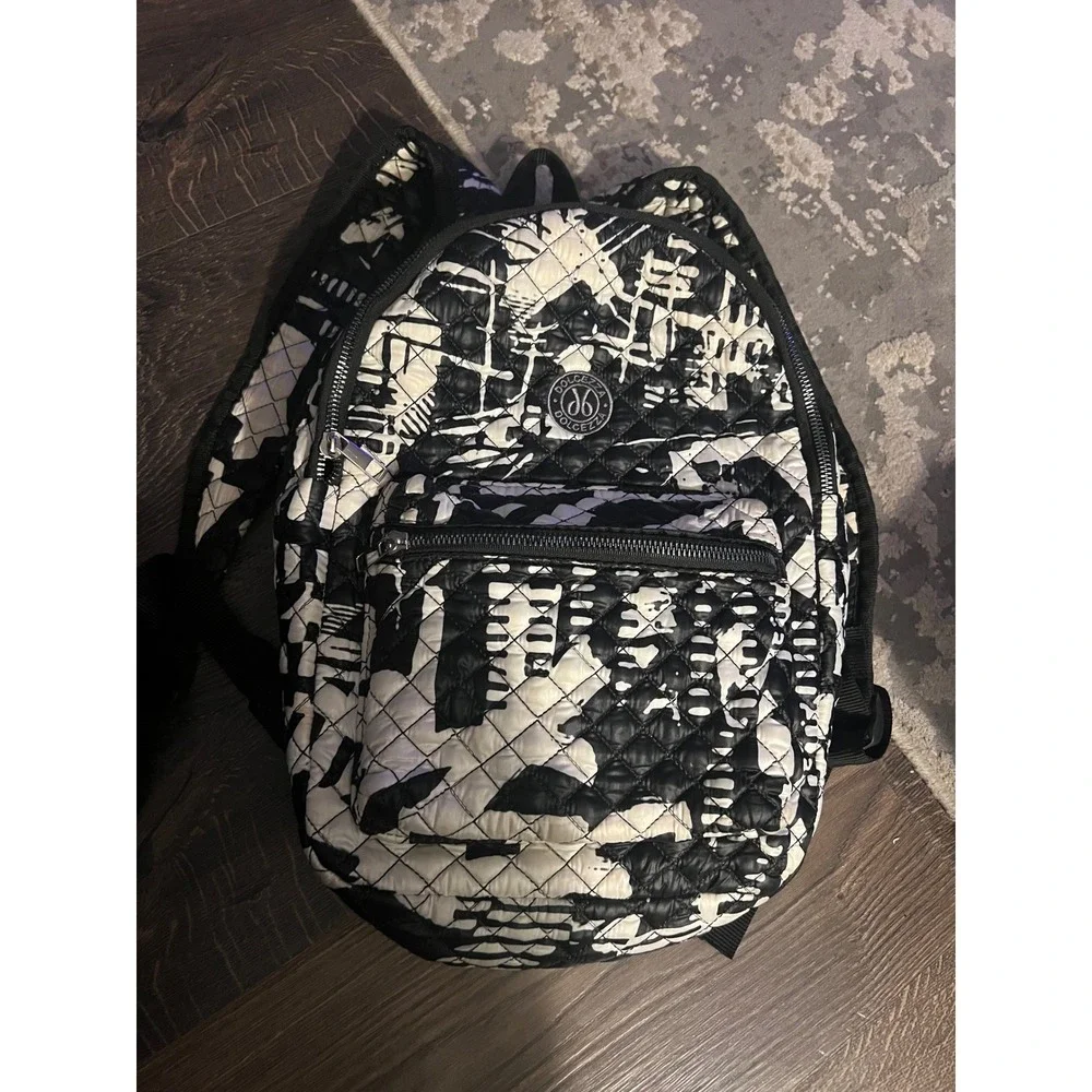 Dolcezza Quilted Backpack‎ Sling Bag Abstract Print Kids Travel School